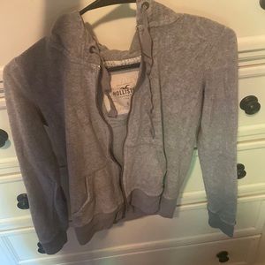 Hollister Zip Up Sweatshirt